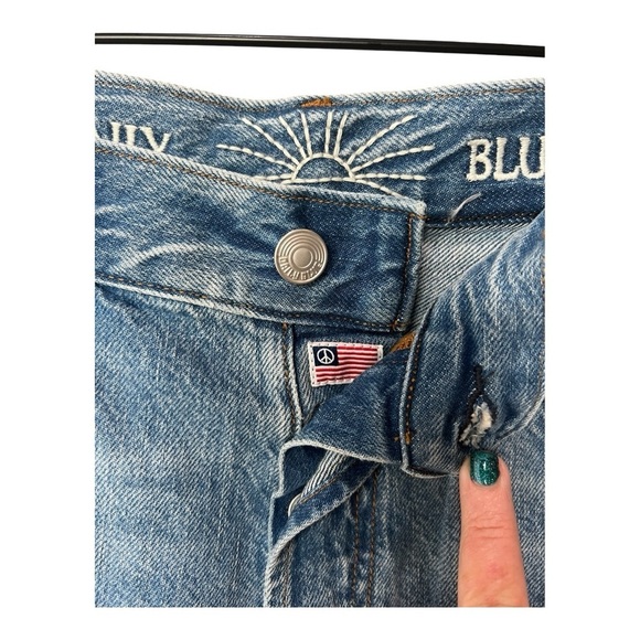 Daily Blue Hype Classic Cropped Jean in Tempest Japanese Rigid Denim Jeans NEW - Picture 4 of 14